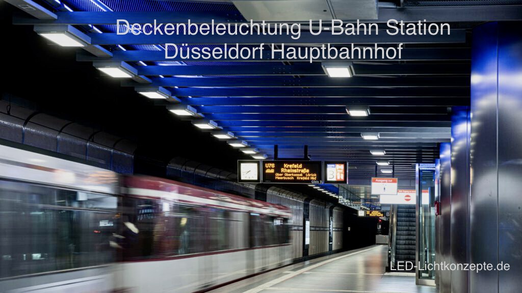 U-Bahn Station Beleuchtung